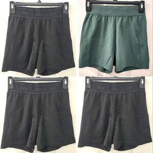 4-pack Pink Victoria's Secret Ultimate 3" Bike Spandex Short Sage Green Black M